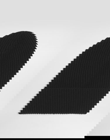 Kapica Dolce & Gabbana Dolce & Gabbana Knitted Wool and Cashmere Beanie Crna | FXQ19TJGME5N0000, 3