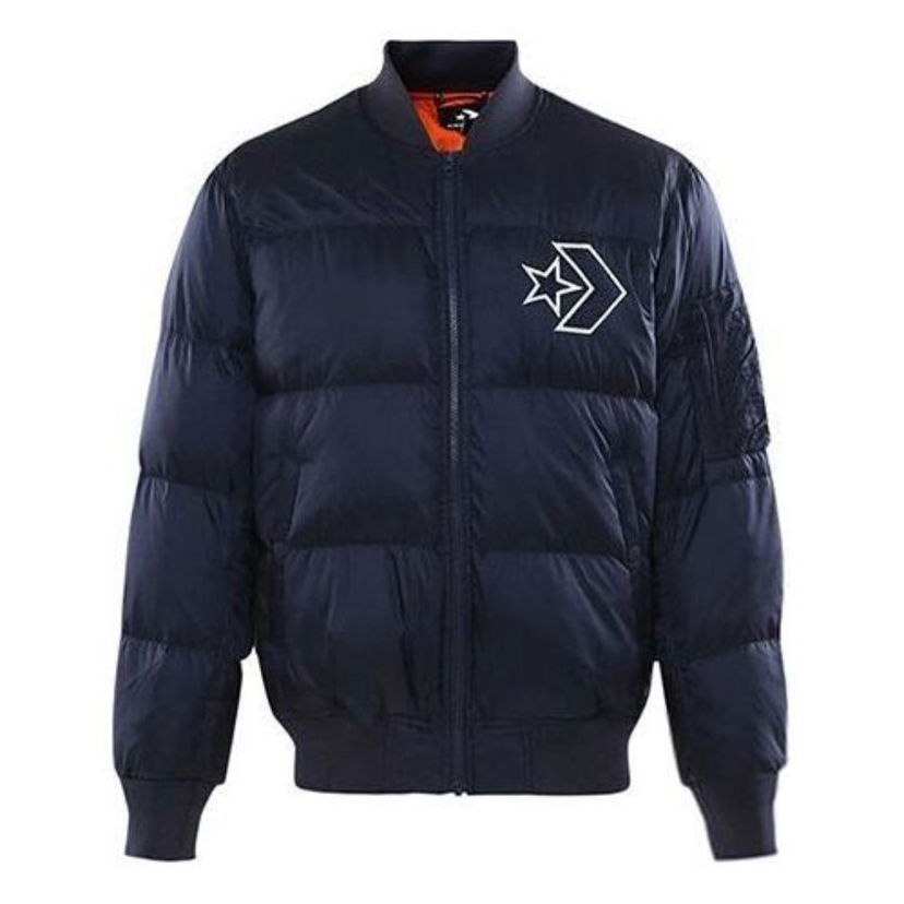 Bomber jakna Converse Star Chevron Puffer Jacket Plava | 10006883-A02