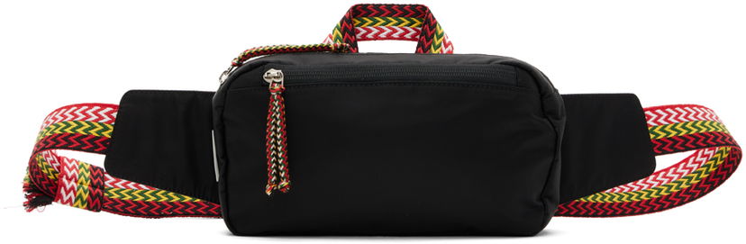 Torba oko struka LANVIN Wake Curb Pouch Crna | LM-BGIB01-DAVI-P23