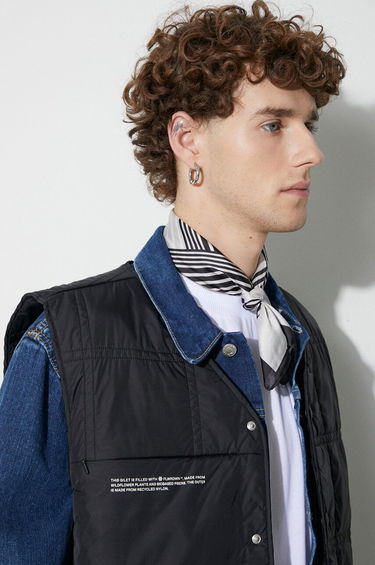 Prsluk PANGAIA Pangaia Quilted Vest Crna | 10000530, 4