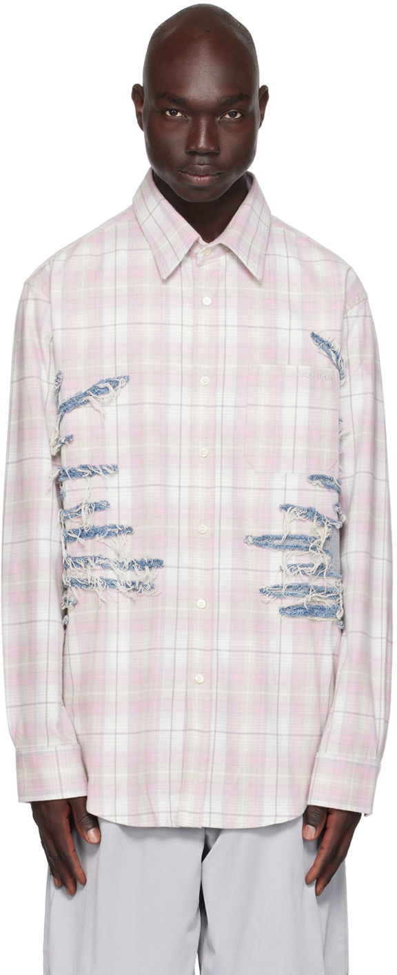 Košulja Y/PROJECT Whisker Long Sleeve Shirt Ružičasta | SHIRT72-S25