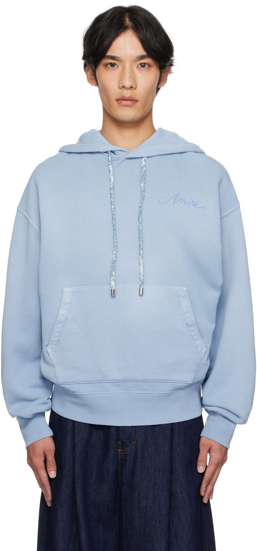Dukserice AMIRI Amiri Bandana Oversized Hoodie Plava | AMJYHD1117