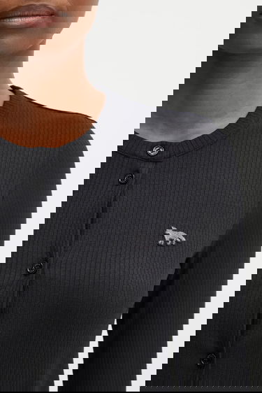 Džemper MAISON KITSUNÉ Ribbed Baby Fox Cardigan Crna | PW00512KJ0134, 3