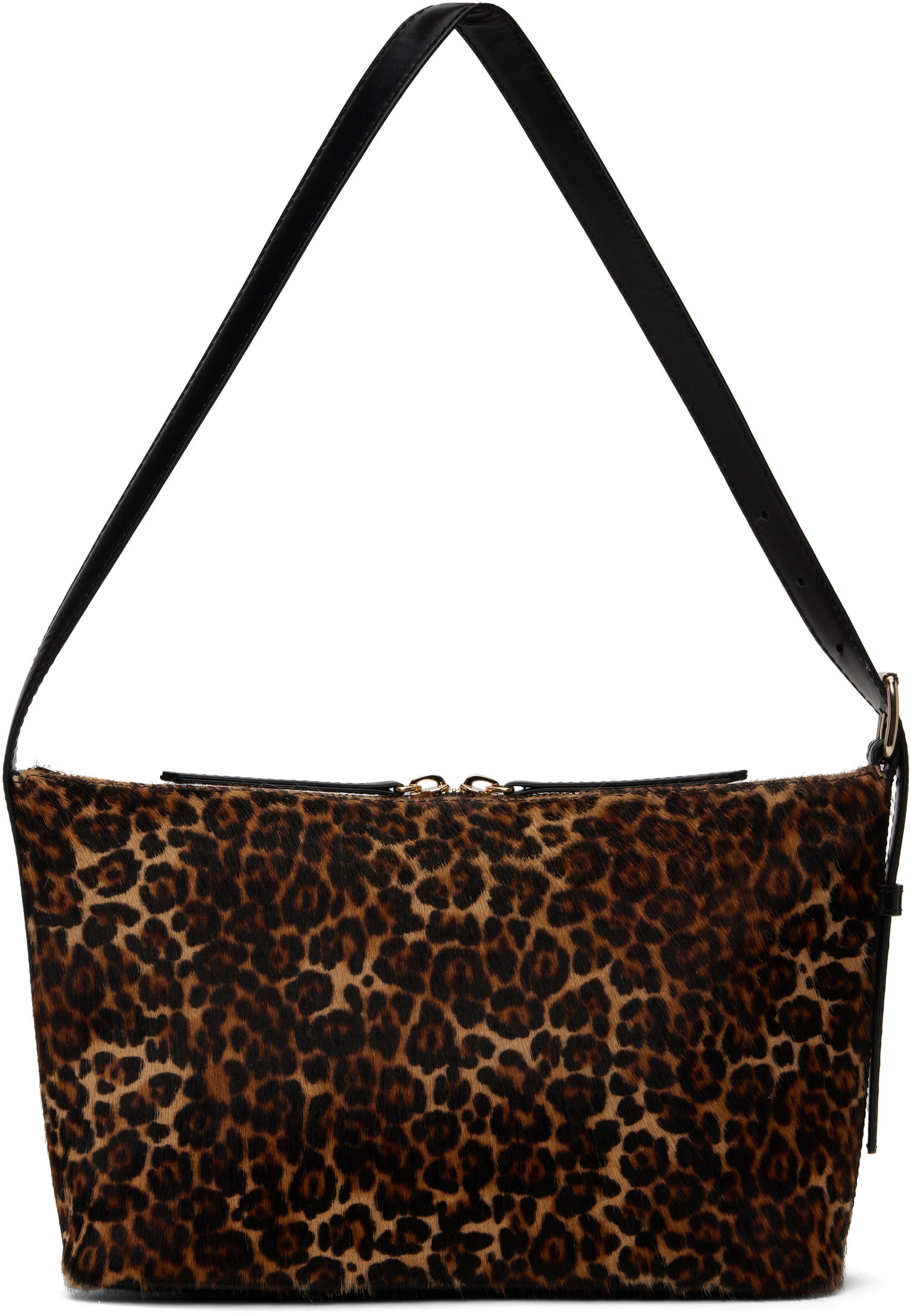 Torba za rame A.P.C. Leopard Print Shoulder Bag Smeđa | PXCAU-F61974, 0