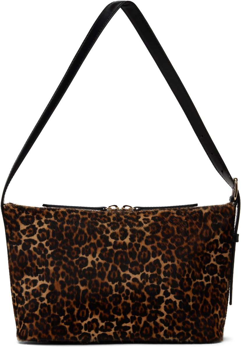 Torba za rame A.P.C. Leopard Print Shoulder Bag Smeđa | PXCAU-F61974