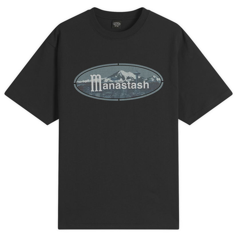 Majica kratkih rukava Manastash Manastash Ridge Logo T-Shirt, Size Small Crna | 7925234001-010