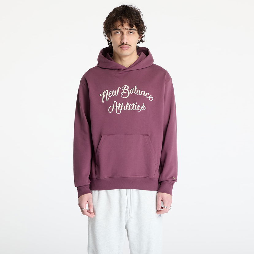Dukserice New Balance Athletics Relaxed League Hoodie Ljubičasta | MT51935FDP