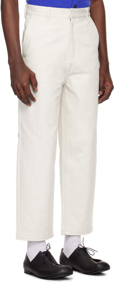 Hlače ADER ERROR Patch Trousers Bijela | BMSGFYBT0101IV, 1
