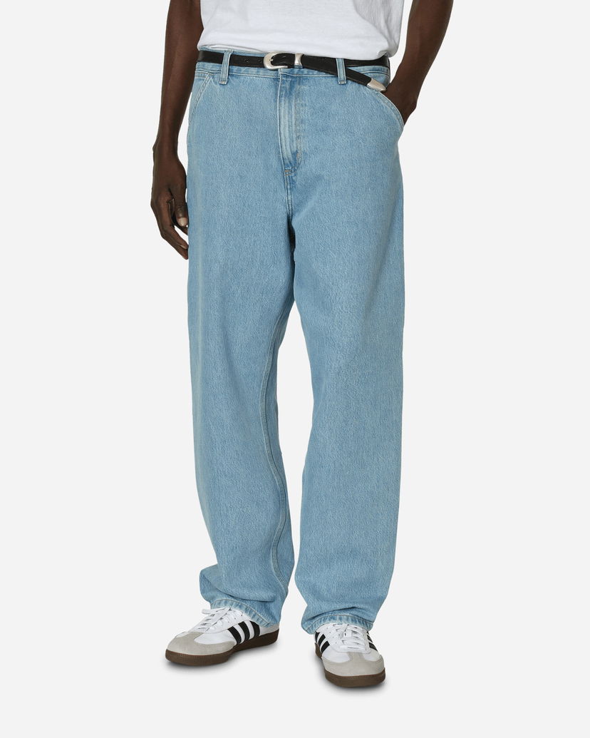Hlače Carhartt WIP Single Knee Pants Blue Plava | I032024W 01A332