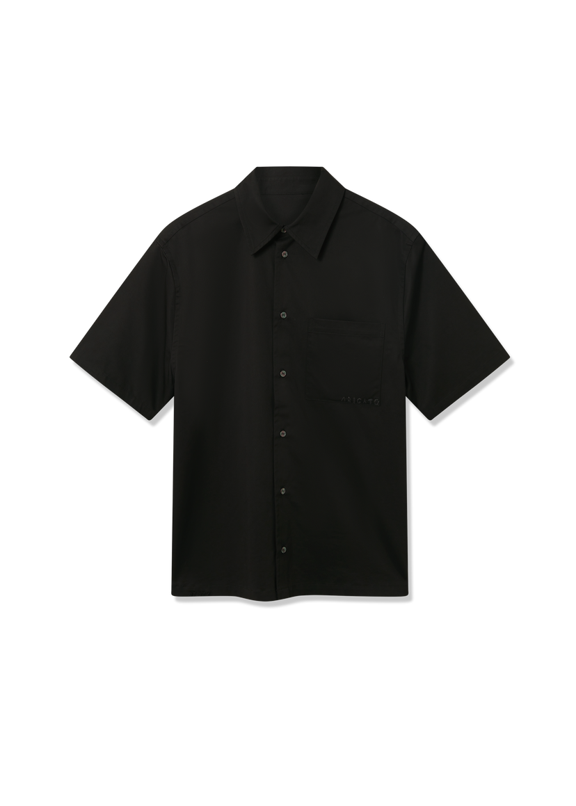 Košulja AXEL ARIGATO Dylan Short-Sleeve Pocket Shirt Crna | A3354002