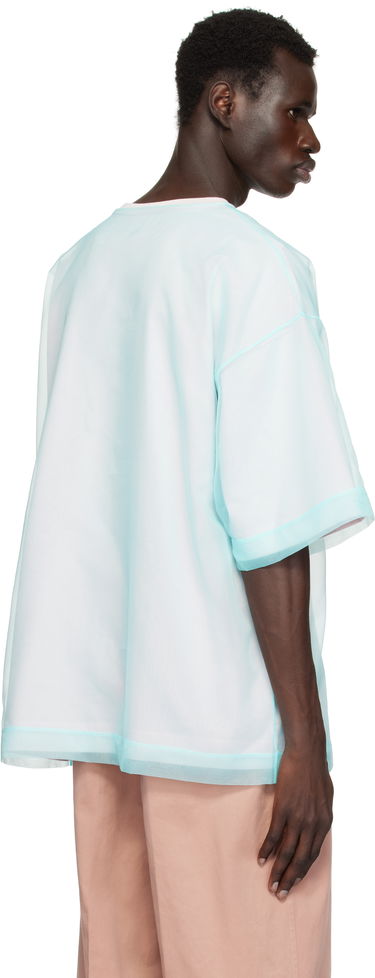 Majica kratkih rukava Dries Van Noten Dries Van Noten Layered Organza T-Shirt Plava | 251-021120-1603, 2