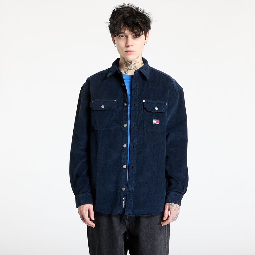 Košulja Tommy Hilfiger Tommy Jeans Relaxed Cord Shirt Tamnoplava | DM0DM20671 C1G