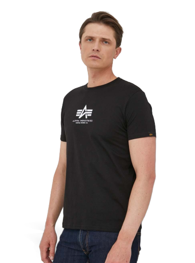 Majica kratkih rukava Alpha Industries Tee Crna | 118533.03