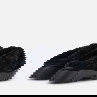 Tenisice i cipele Hogan Hogan H644 Chunky Faux Fur Mule Crna | HXW6440FC303H6B999, 3