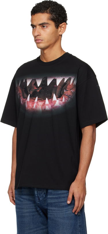 Majica kratkih rukava Diesel Shark Jaw Print T-Shirt Crna | A19617-0PLAT-9XX, 3