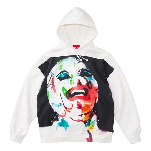 Dukserice Supreme Leigh Bowery Airbrushed Hoodie Bijela | SUP-SS20-722