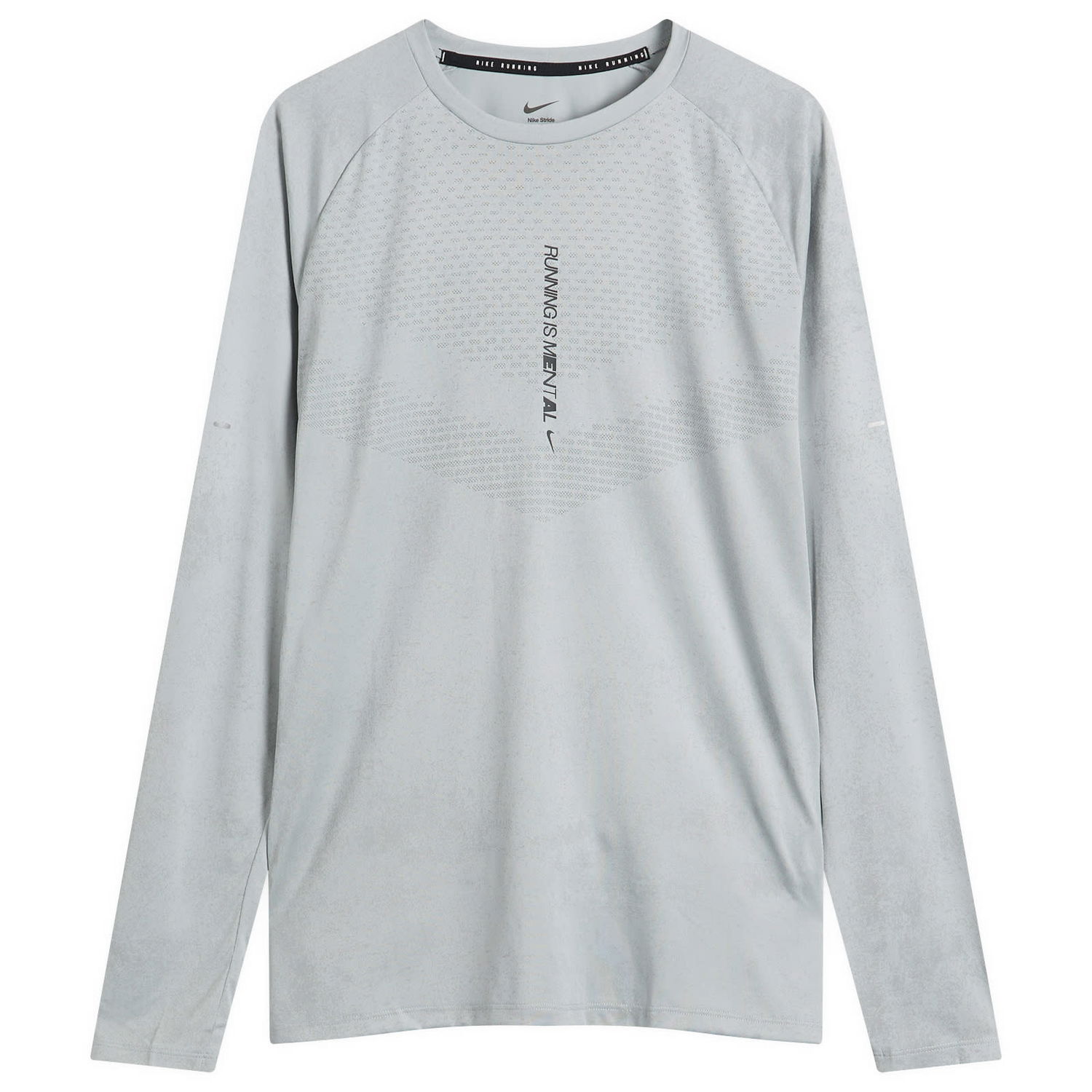 Majica kratkih rukava Nike Stride Long Sleeve Running Top Siva | IM7836-077, 1