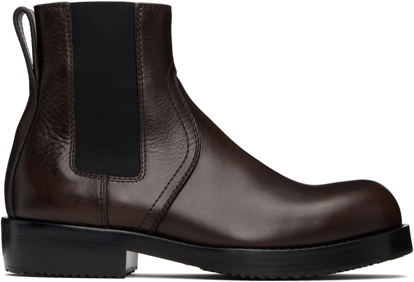 Tenisice i cipele Dries Van Noten Dries Van Noten Leather Chelsea Boots Smeđa | 252-021703-105