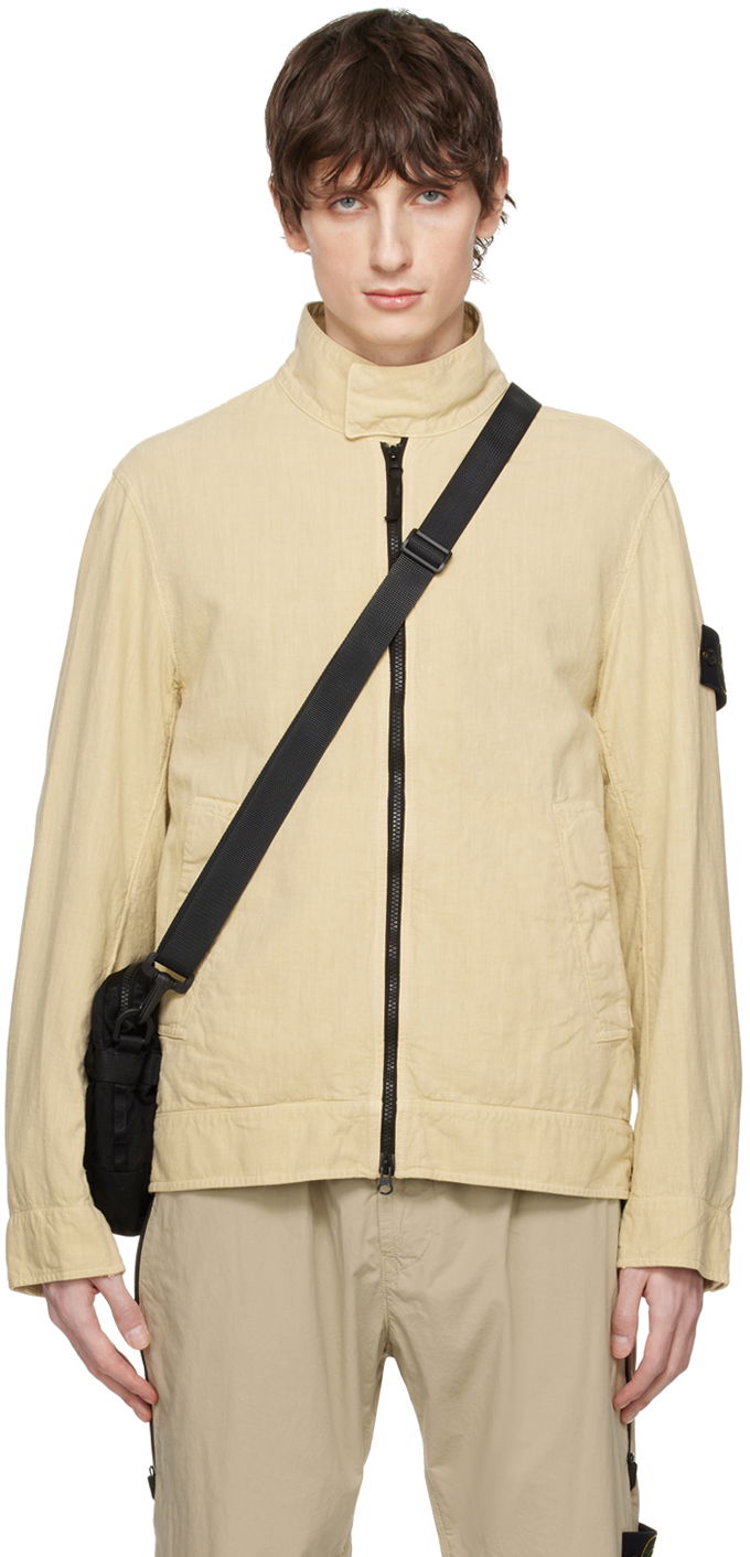 Jakna Stone Island Patch Jacket Bež | 801542130