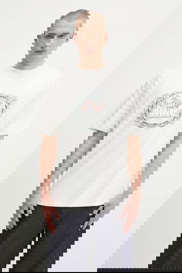 Majica kratkih rukava Drôle de Monsieur Drôle de Monsieur Le Tshirt Plateau Graphic T-Shirt Bijela | H.TS255.CO002, 0