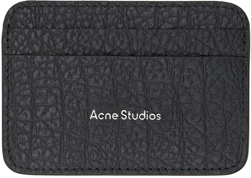 Novčanik Acne Studios Leather Card Holder Crna | CG0245-