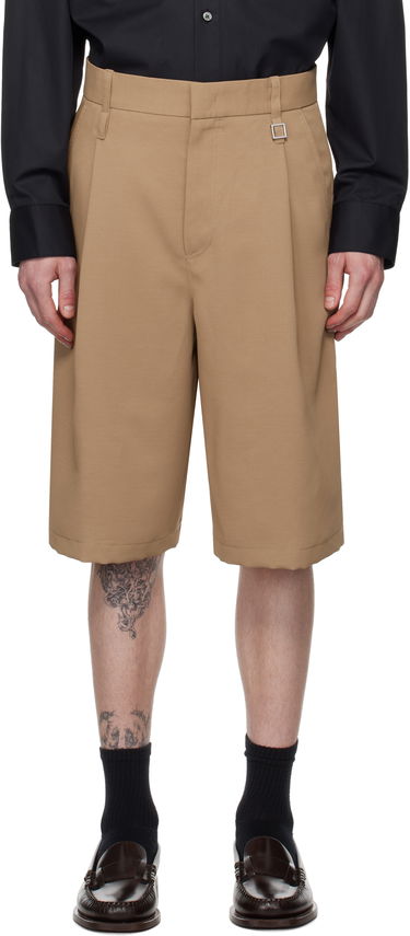 Kratke hlače WOOYOUNGMI Pleated Shorts Bež | W251PT31, 0