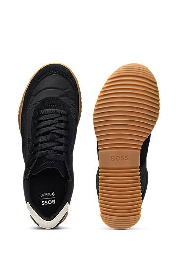 Odjeća i dodaci BOSS Fabric and Suede Low-Tops Crna | 50542185, 1