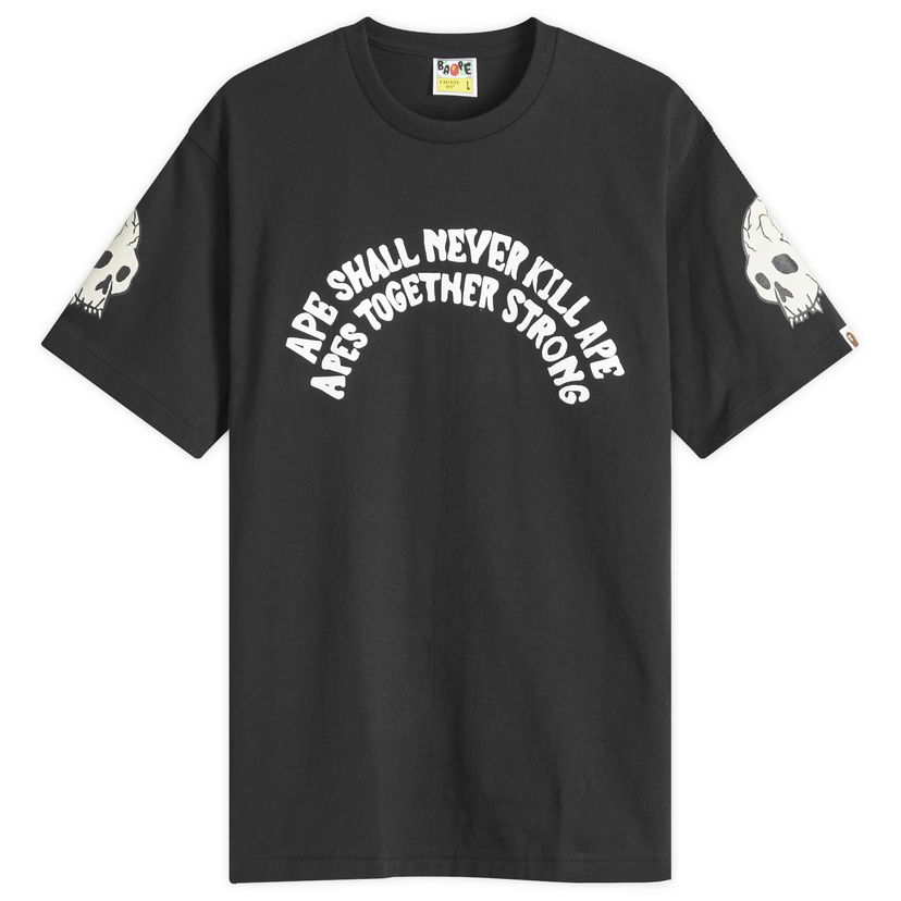 Majica kratkih rukava BAPE Souvenir Skull Team Graphic T-Shirt Crna | 001TEK801052M-BLK
