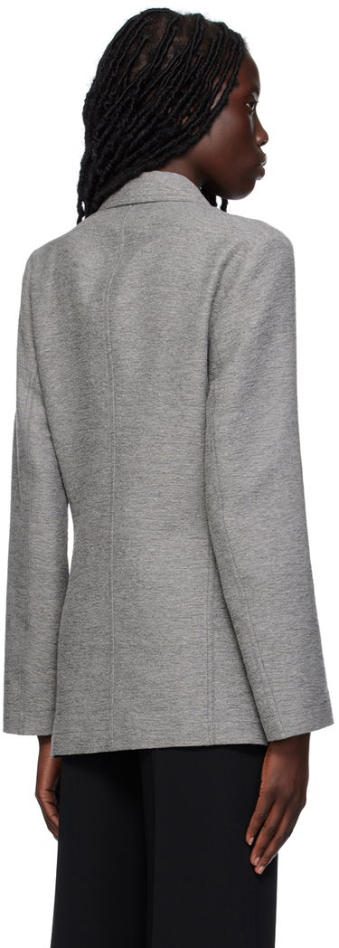 Jakna TOTEME Notched Lapel Pocket Blazer Siva | 233-3011-278, 2