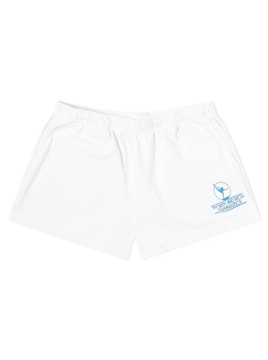 Kratke hlače Sporty & Rich Gymnastics Disco Short Bijela | SH484WH