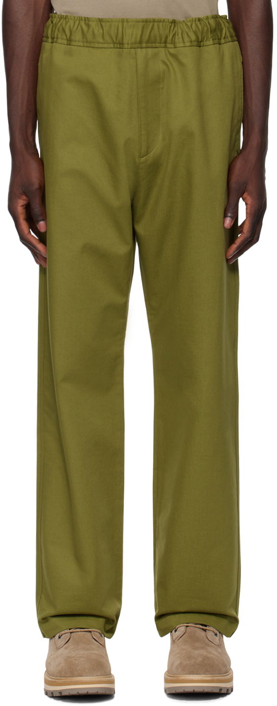 Hlače Moncler Patch Trousers Zelena | J10912A00018596KM
