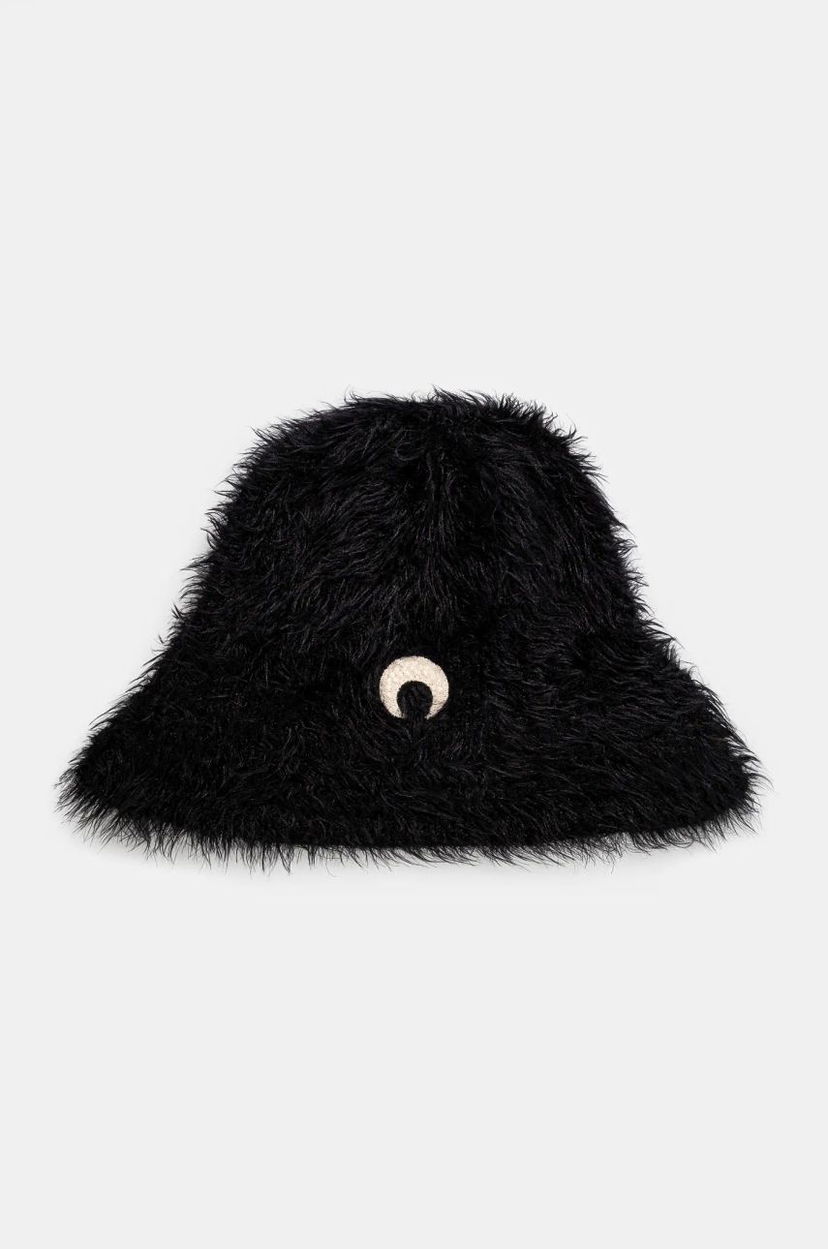 Šešir Marine Serre Wild Puffy Knit Bucket Hat Crna | UHG043A.CKNI0031