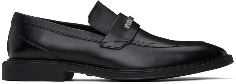 Odjeća BOSS Hugo Leather Loafers Crna | 50536178