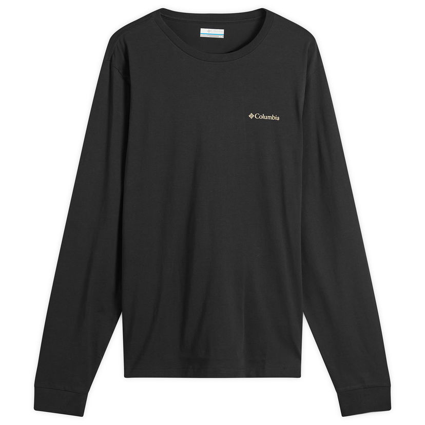 Majica kratkih rukava Columbia CSC™ Seasonal Logo Long Sleeve T-Shirt, Size Small Crna | 2013545-007