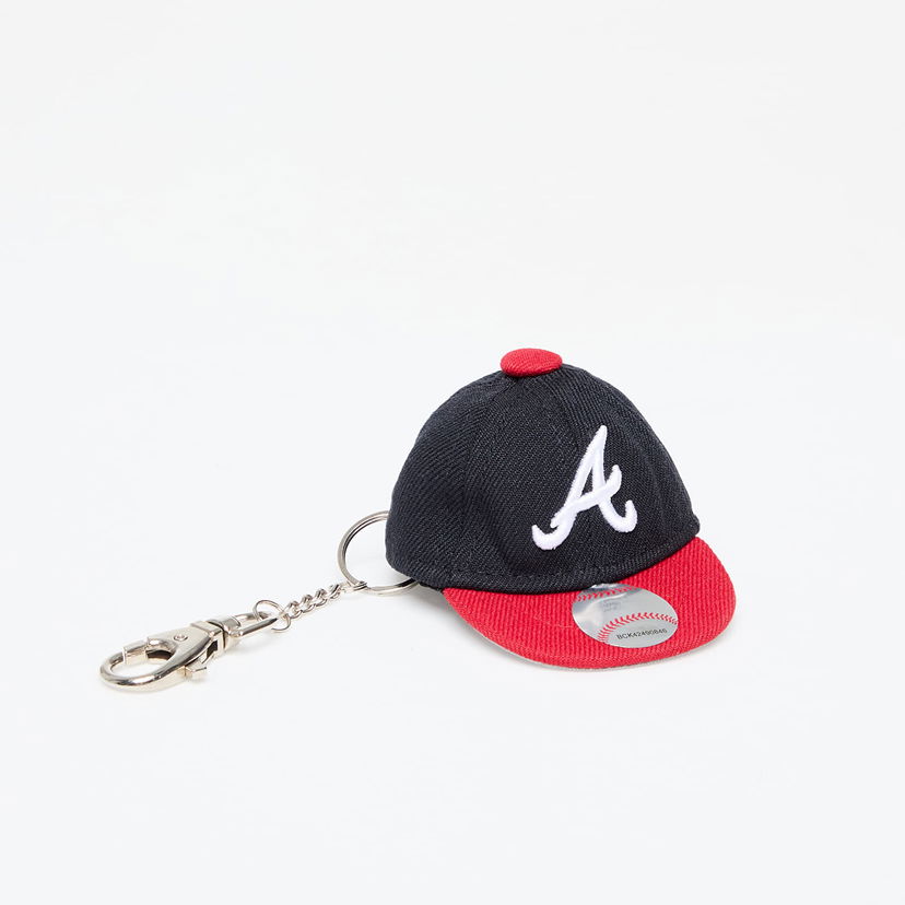Privjesci za ključeve New Era Atlanta Braves MLB Mini Cap Keychain Crna | 60509156