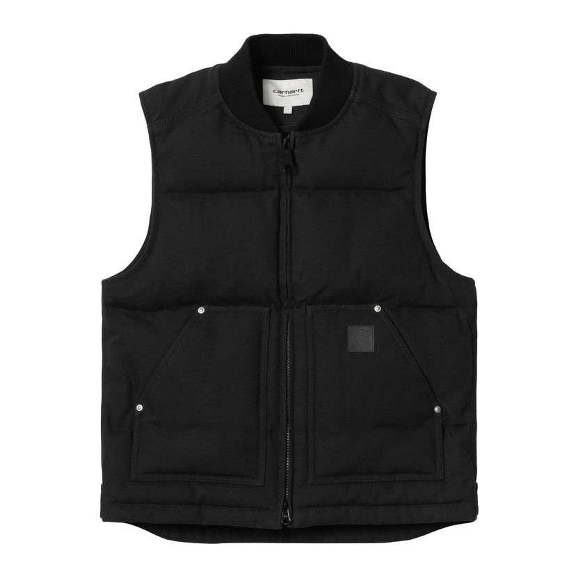 Prsluk Carhartt WIP Quilted Down Filled Vest Crna | I033912_8
