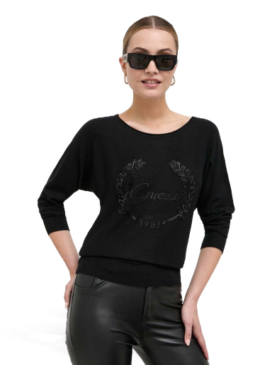 Džemper GUESS Sweater Crna | W3YR22.Z2NQ2