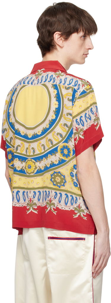 Košulja Bode Bode Bricolage Short Sleeve Shirt Crvena | MRS25SH002, 2