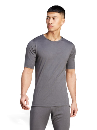 Majica kratkih rukava adidas Originals Xperior Merino 200 Baselayer T-Shirt Siva | HZ8556