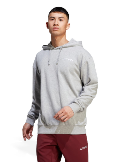 Dukserice adidas Performance Terrex Logo Siva | IB6564