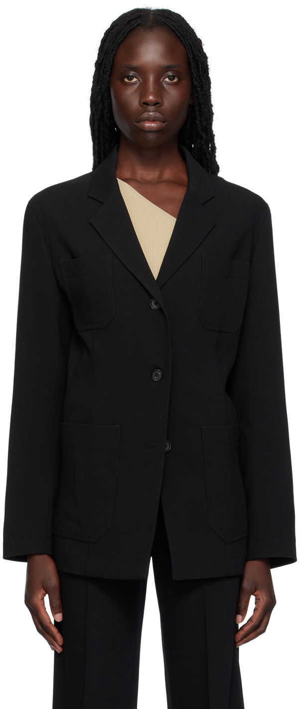Jakna TOTEME TOTEME Slim Blazer Crna | 233-3011-274