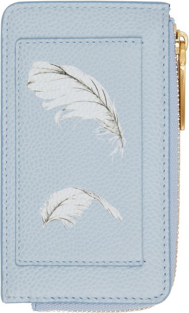Novčanik Thom Browne Thom Browne Feather Print Zip Coin Purse Plava | UAW006A-E1353, 1