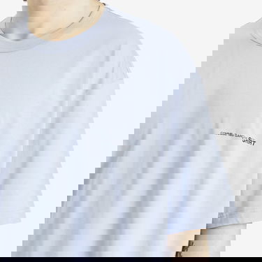 Majica kratkih rukava Comme des Garçons CDG SHIRT Logo T-Shirt, Size Small Plava | FO-T023-051-1, 5