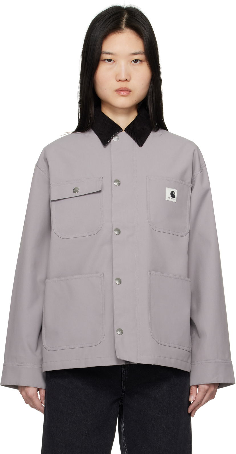 Jakna Carhartt WIP Carhartt WIP Clapton Chore Jacket Ljubičasta | I034425 2NZXX