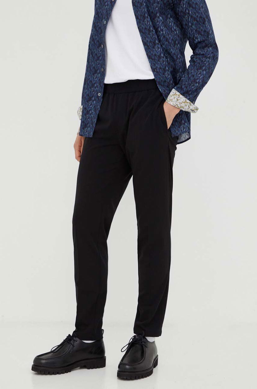 Hlače Samsoe Samsoe Samsoe Samsoe Slim Fit Pants Crna | M20300059