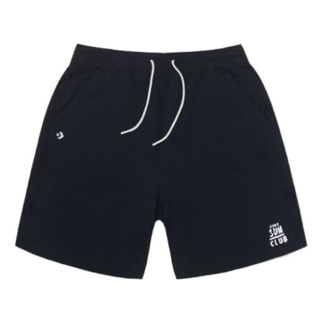 Kratke hlače Converse Sun Club Drawstring Shorts Crna | 10025878-A02
