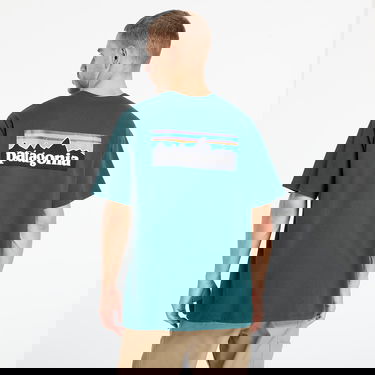 Majica kratkih rukava Patagonia P-6 Logo Responsibili-Tee Zelena | 38504 CASG, 2