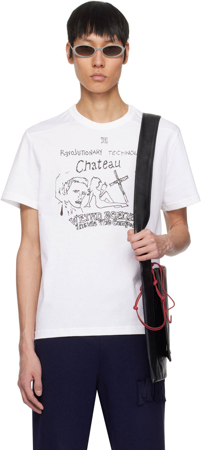Majica kratkih rukava MISBHV MISBHV 'Weird Scenes' T-Shirt Bijela | 250M114