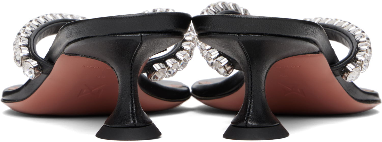 Tenisice i cipele Amina Muaddi Gigi Thong Heeled Sandals Crna | GIGI THONG, 1