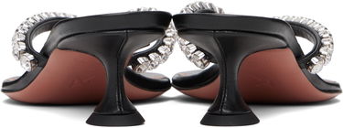 Tenisice i cipele Amina Muaddi Gigi Thong Heeled Sandals Crna | GIGI THONG, 1